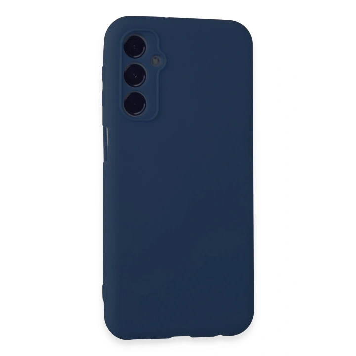 BFS  Samsung Galaxy M34 5G Kılıf First Silikon - Lacivert