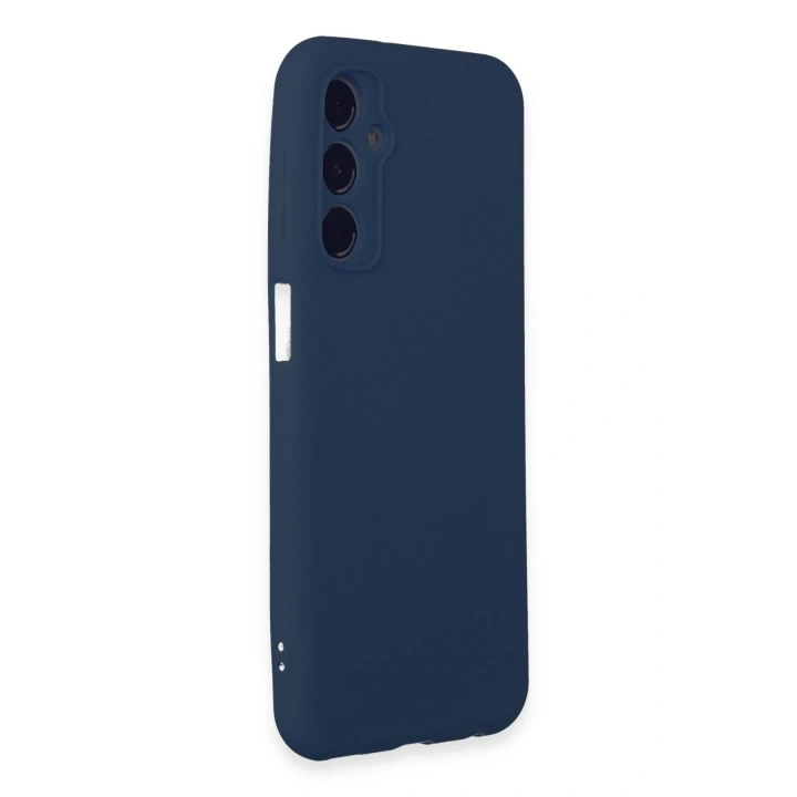 BFS  Samsung Galaxy M34 5G Kılıf First Silikon - Lacivert