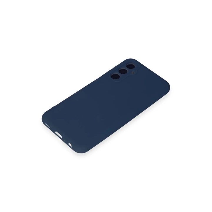 BFS  Samsung Galaxy M34 5G Kılıf First Silikon - Lacivert