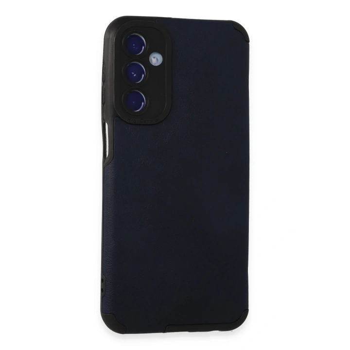 BFS  Samsung Galaxy M34 5G Kılıf Loop Deri Silikon - Lacivert