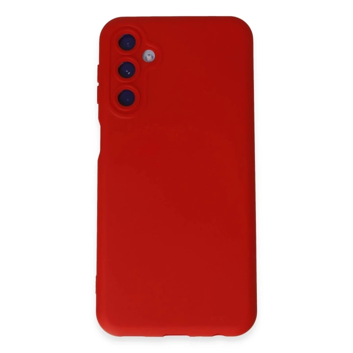 BFS  Samsung Galaxy M34 5G Kılıf Nano içi Kadife Silikon - Kırmızı