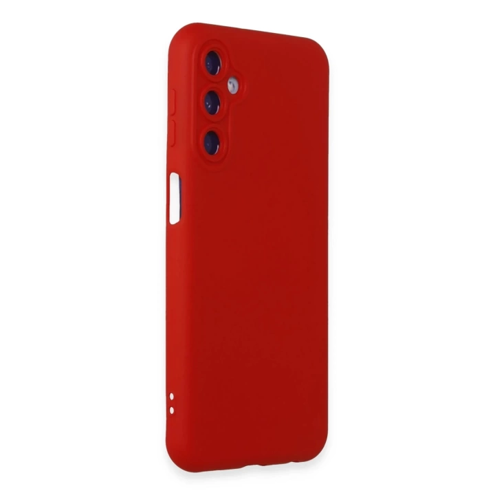 BFS  Samsung Galaxy M34 5G Kılıf Nano içi Kadife Silikon - Kırmızı