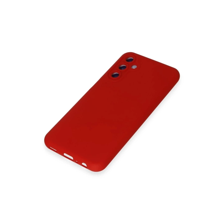 BFS  Samsung Galaxy M34 5G Kılıf Nano içi Kadife Silikon - Kırmızı