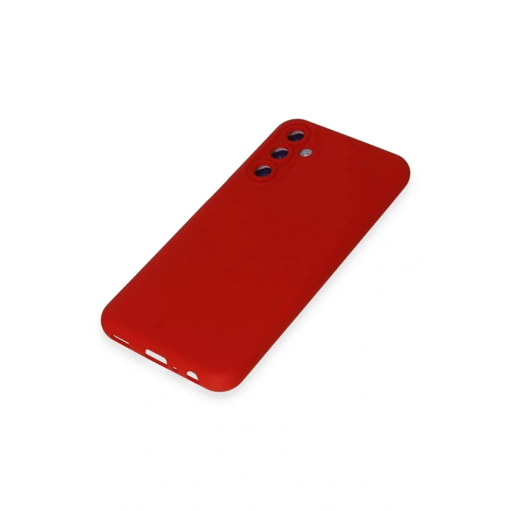 BFS  Samsung Galaxy M34 5G Kılıf Nano içi Kadife Silikon - Kırmızı