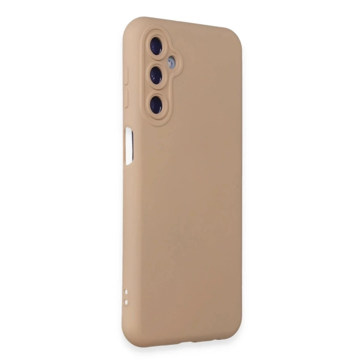 BFS  Samsung Galaxy M34 5G Kılıf Nano içi Kadife Silikon - Pudra