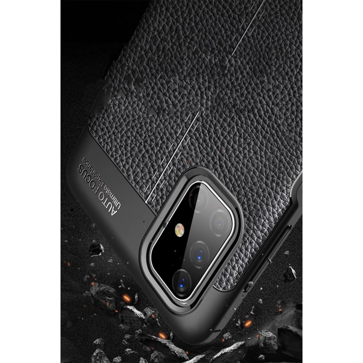 BFS  Samsung Galaxy M51 Kılıf Auto Focus Kapak - Kırmızı