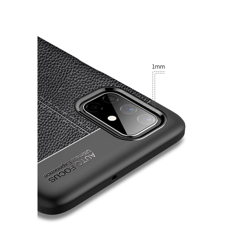BFS  Samsung Galaxy M51 Kılıf Auto Focus Kapak - Lacivert