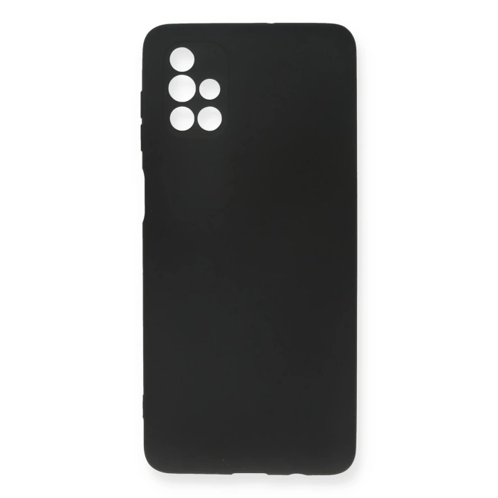 BFS  Samsung Galaxy M51 Kılıf First Silikon - Siyah