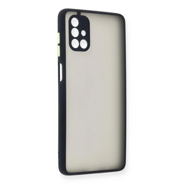 BFS  Samsung Galaxy M51 Kılıf Montreal Silikon Kapak - Lacivert