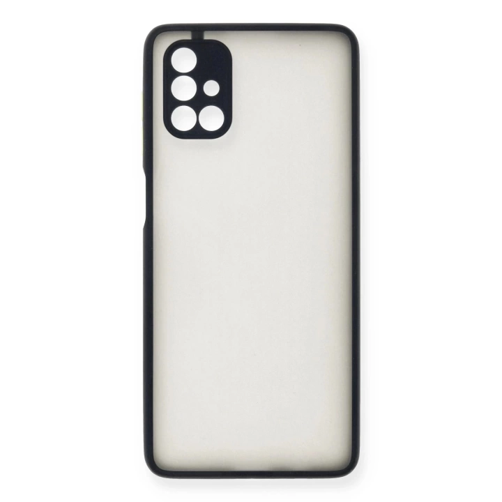 BFS  Samsung Galaxy M51 Kılıf Montreal Silikon Kapak - Lacivert