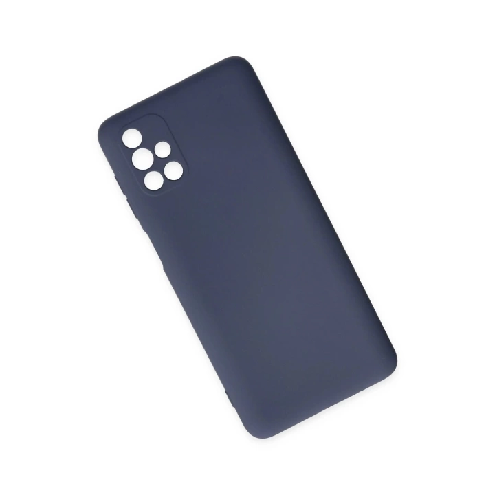 BFS  Samsung Galaxy M51 Kılıf Nano içi Kadife Silikon - Gri