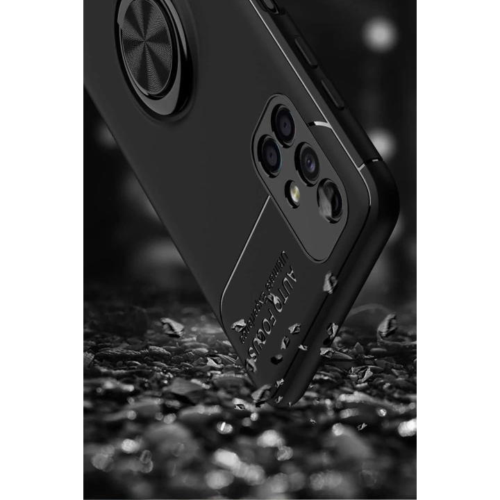 BFS  Samsung Galaxy M51 Kılıf Range Yüzüklü Silikon - Mavi