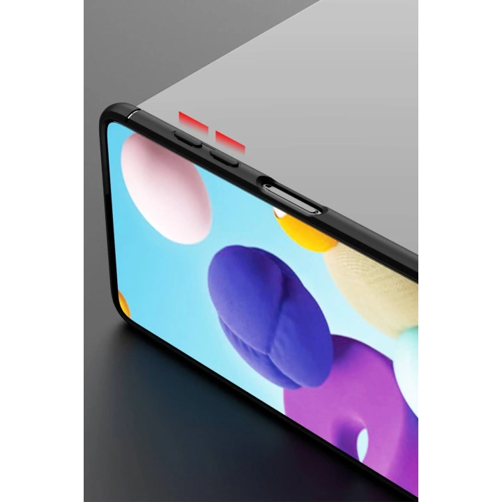 BFS  Samsung Galaxy M51 Kılıf Range Yüzüklü Silikon - Mavi
