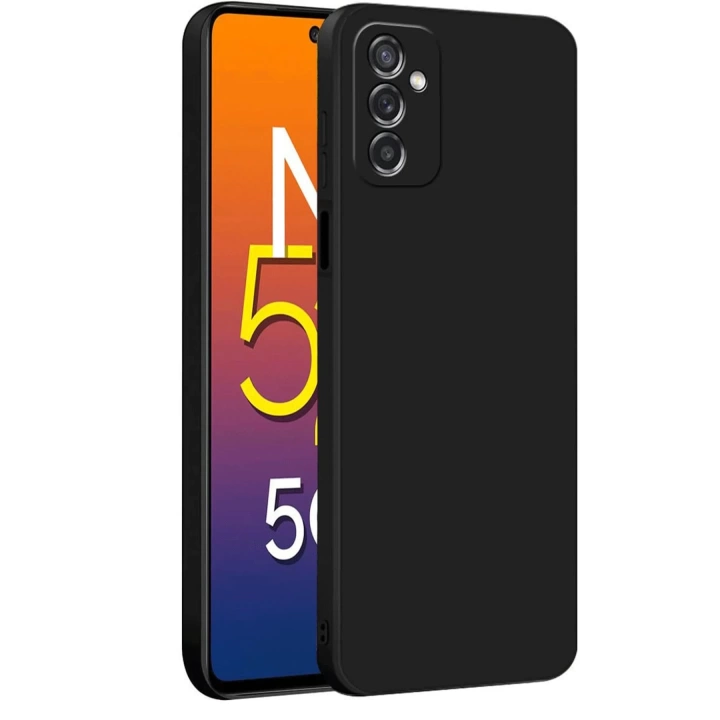 BFS  Samsung Galaxy M52 5G Kılıf First Silikon - Siyah