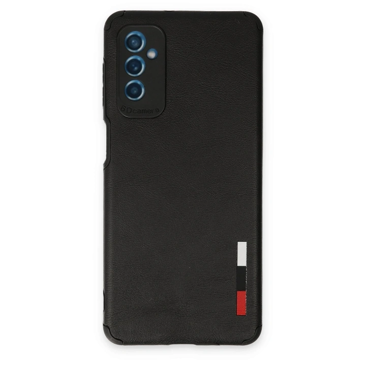 BFS  Samsung Galaxy M52 5G Kılıf Loop Deri Silikon - Siyah