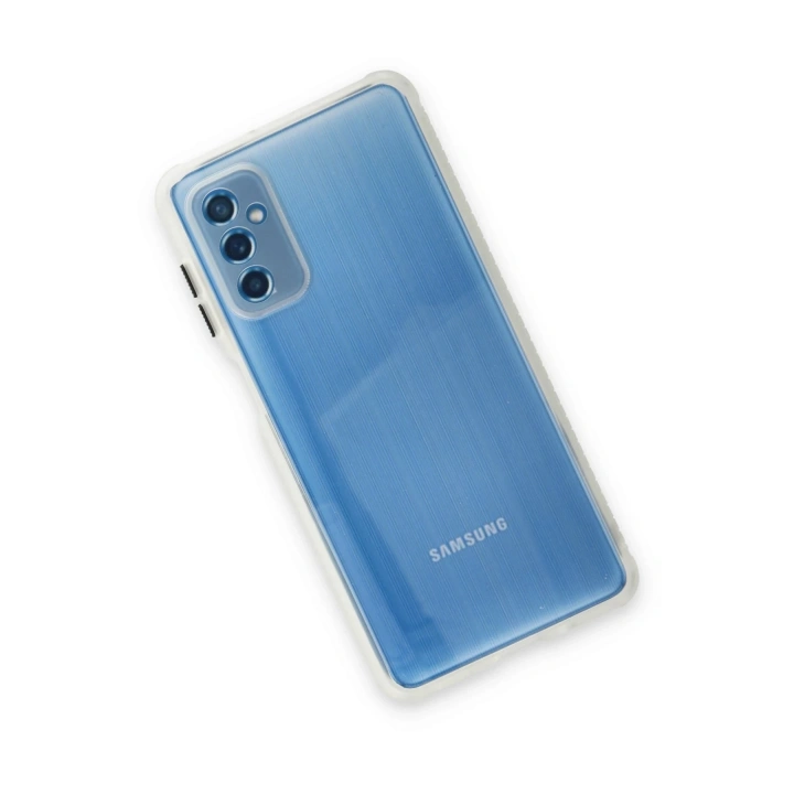 BFS  Samsung Galaxy M52 5G Kılıf Miami Şeffaf Silikon - Şeffaf