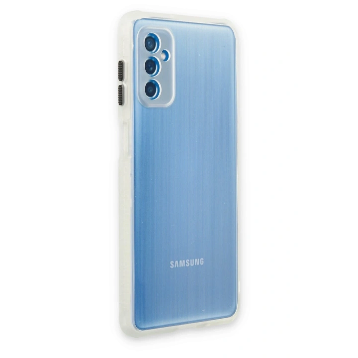 BFS  Samsung Galaxy M52 5G Kılıf Miami Şeffaf Silikon - Şeffaf