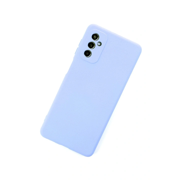 BFS  Samsung Galaxy M52 5G Kılıf Nano içi Kadife Silikon - Lila