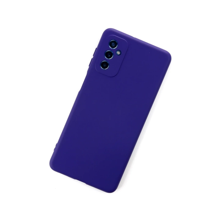 BFS  Samsung Galaxy M52 5G Kılıf Nano içi Kadife Silikon - Mor
