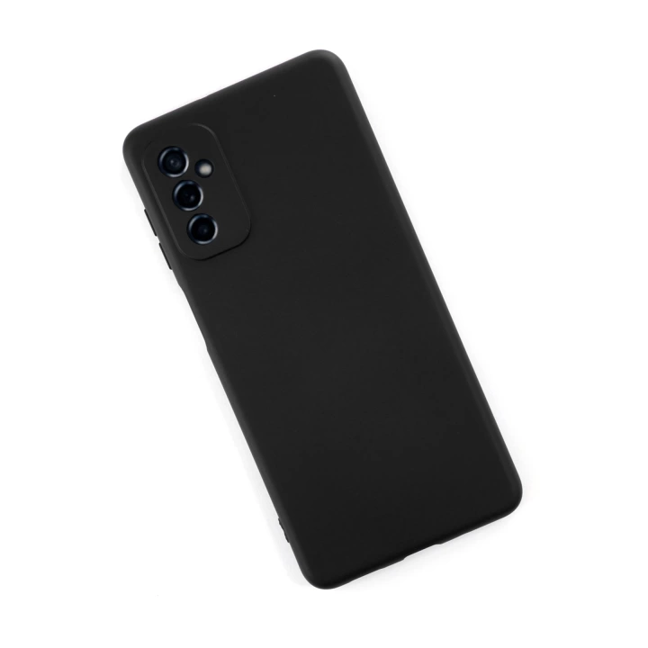BFS  Samsung Galaxy M52 5G Kılıf Nano içi Kadife Silikon - Siyah