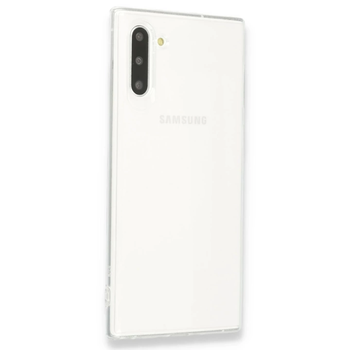 BFS  Samsung Galaxy Note 10 Kılıf Lüx Şeffaf Silikon