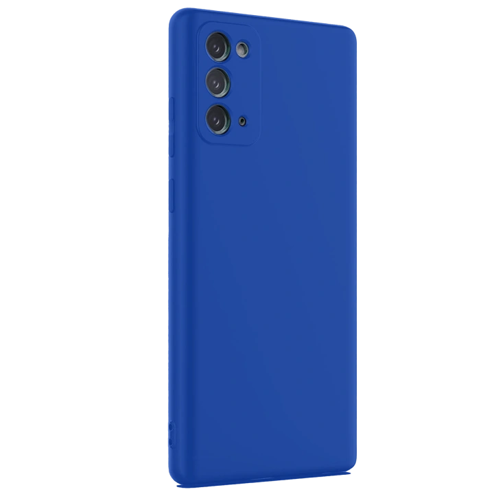 BFS  Samsung Galaxy Note 20 Kılıf First Silikon - Mavi