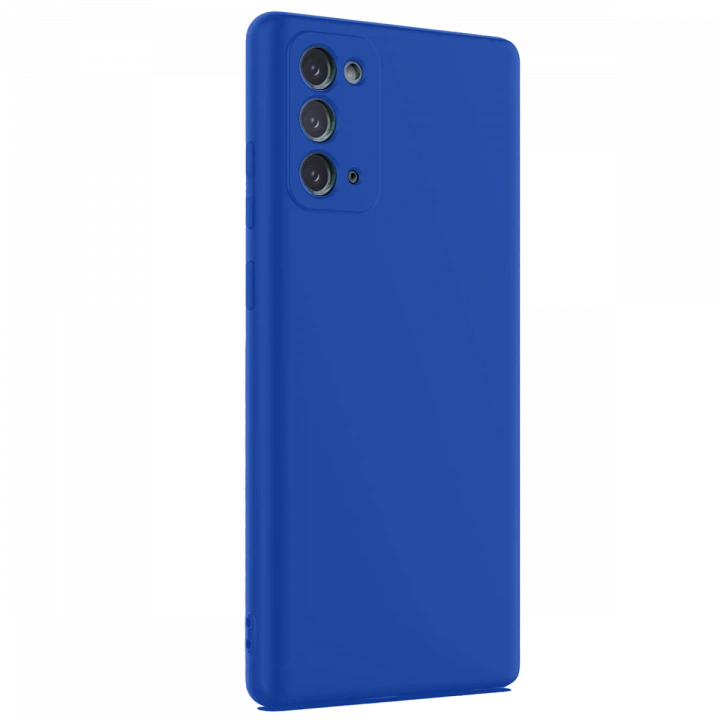 BFS  Samsung Galaxy Note 20 Kılıf First Silikon - Mavi
