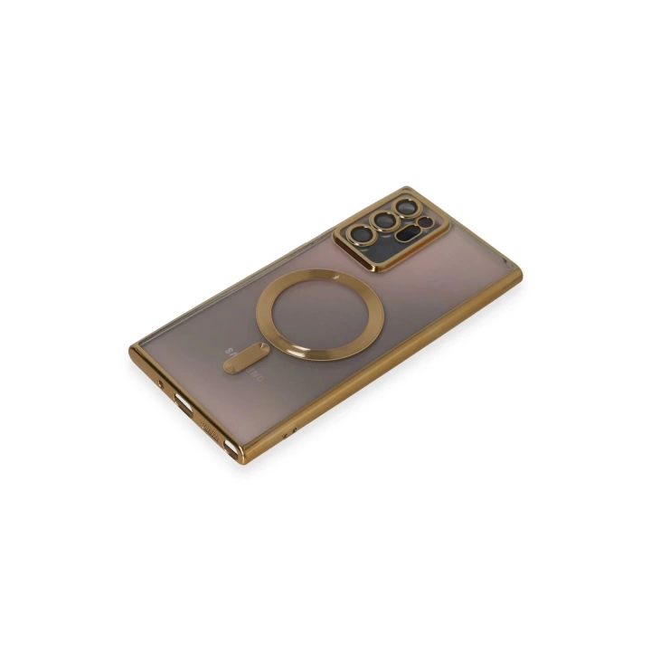 BFS Samsung Galaxy Note 20 Ultra Kılıf Kross Magneticsafe Kapak - Gold