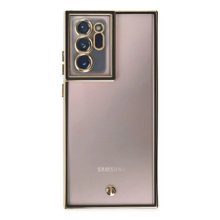 BFS  Samsung Galaxy Note 20 Ultra Kılıf Liva Lens Silikon - Siyah