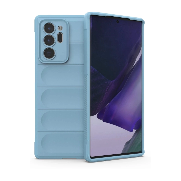 BFS  Samsung Galaxy Note 20 Ultra Kılıf Optimum Silikon - Sky Blue