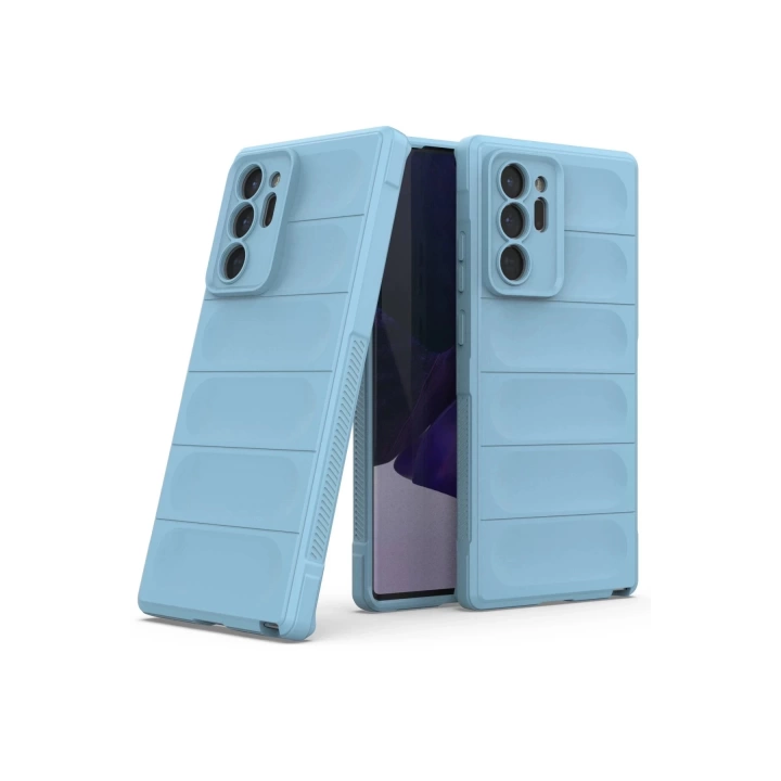 BFS  Samsung Galaxy Note 20 Ultra Kılıf Optimum Silikon - Sky Blue