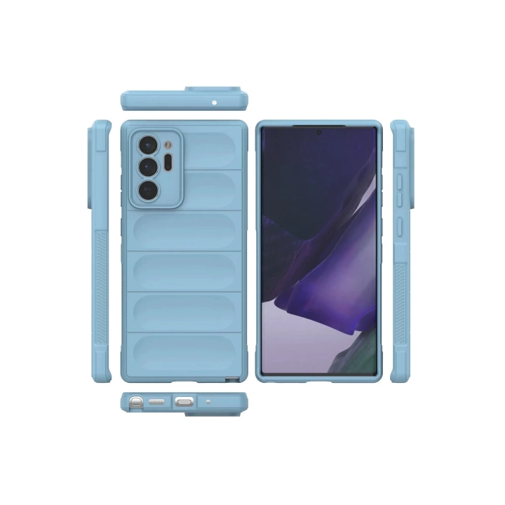 BFS  Samsung Galaxy Note 20 Ultra Kılıf Optimum Silikon - Sky Blue