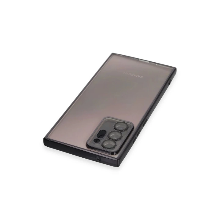 BFS  Samsung Galaxy Note 20 Ultra Kılıf Razer Lensli Silikon - Siyah