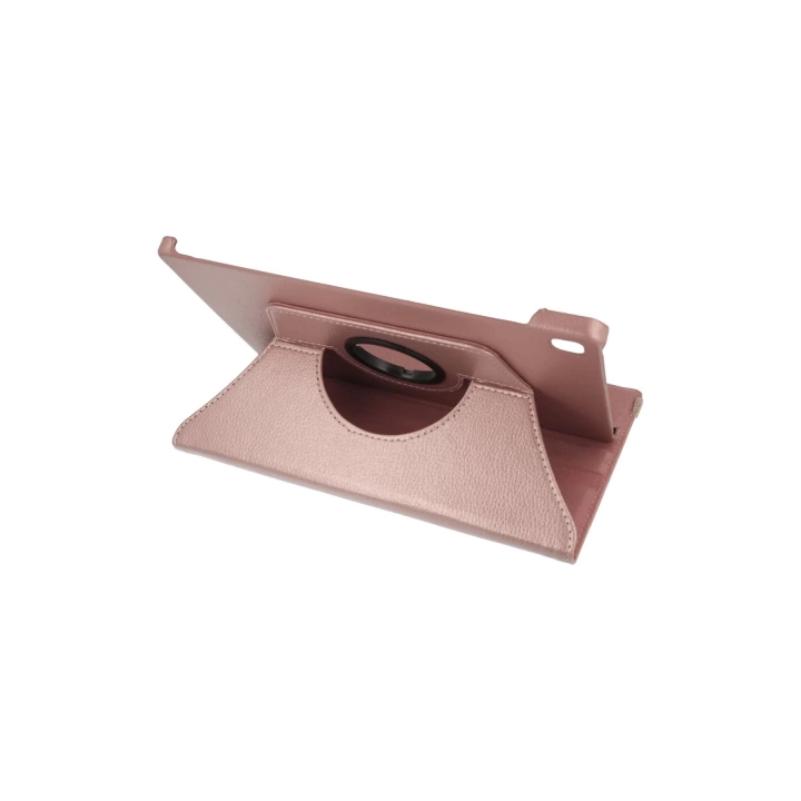 BFS  Samsung Galaxy P610 Tab S6 Lite 10.4 Kılıf 360 Tablet Deri Kılıf - Rose Gold