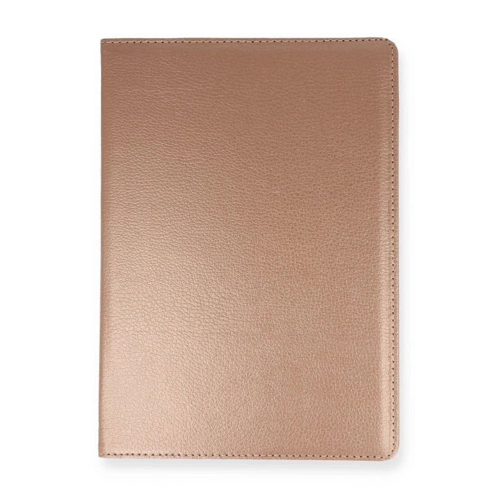 BFS  Samsung Galaxy P610 Tab S6 Lite 10.4 Kılıf 360 Tablet Deri Kılıf - Rose Gold