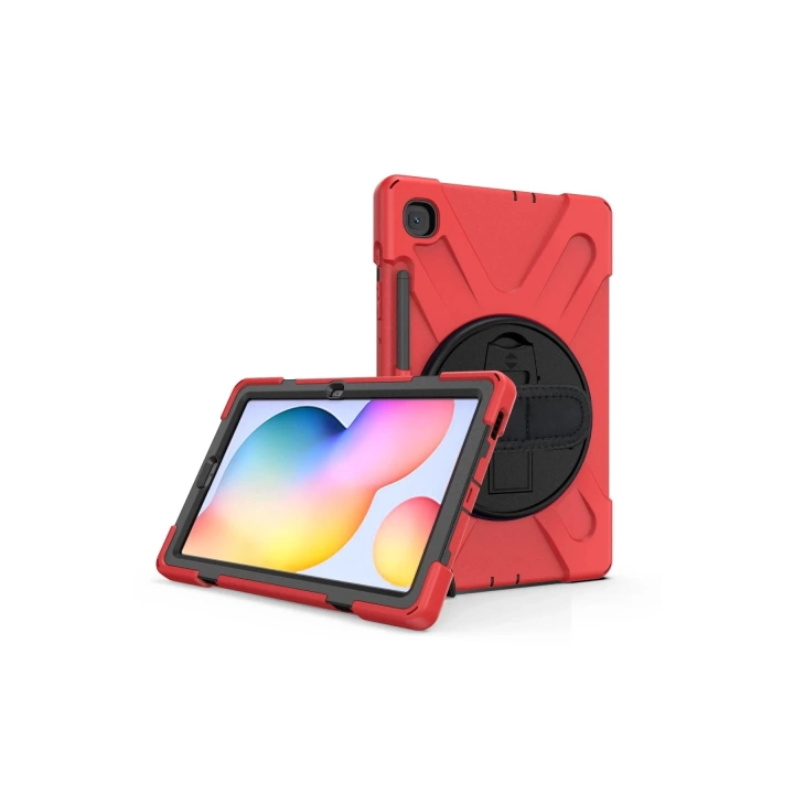 BFS  Samsung Galaxy P610 Tab S6 Lite 10.4 Kılıf Amazing Tablet Kapak - Kırmızı