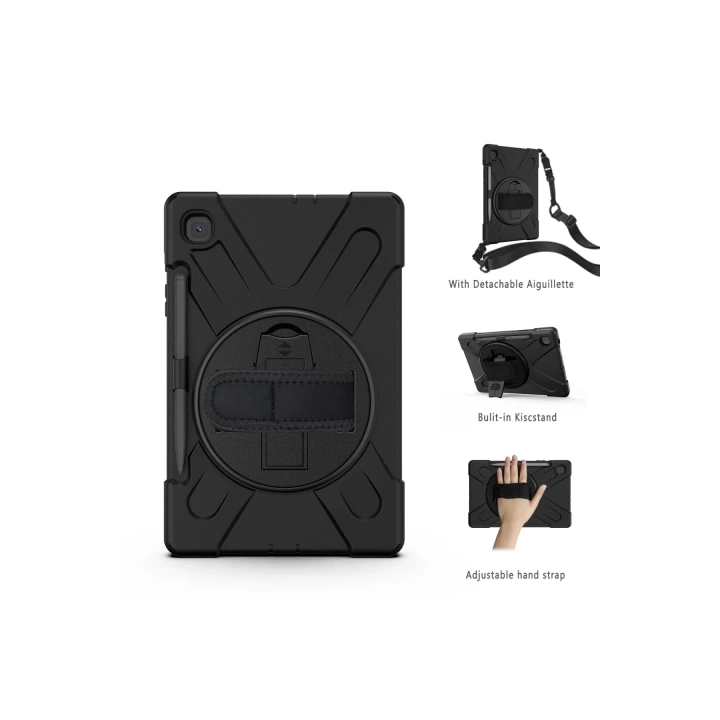 BFS  Samsung Galaxy P610 Tab S6 Lite 10.4 Kılıf Amazing Tablet Kapak - Siyah