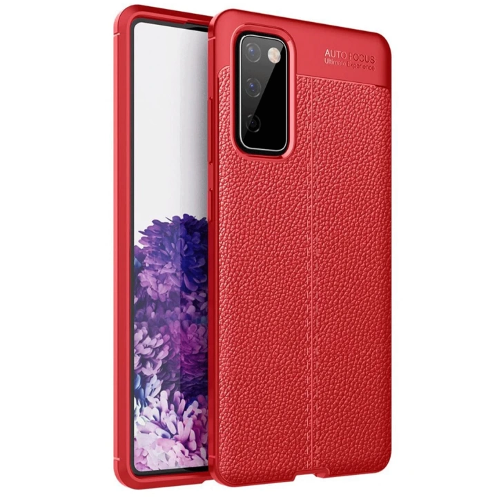BFS  Samsung Galaxy S20 FE Kılıf Auto Focus Kapak - Kırmızı
