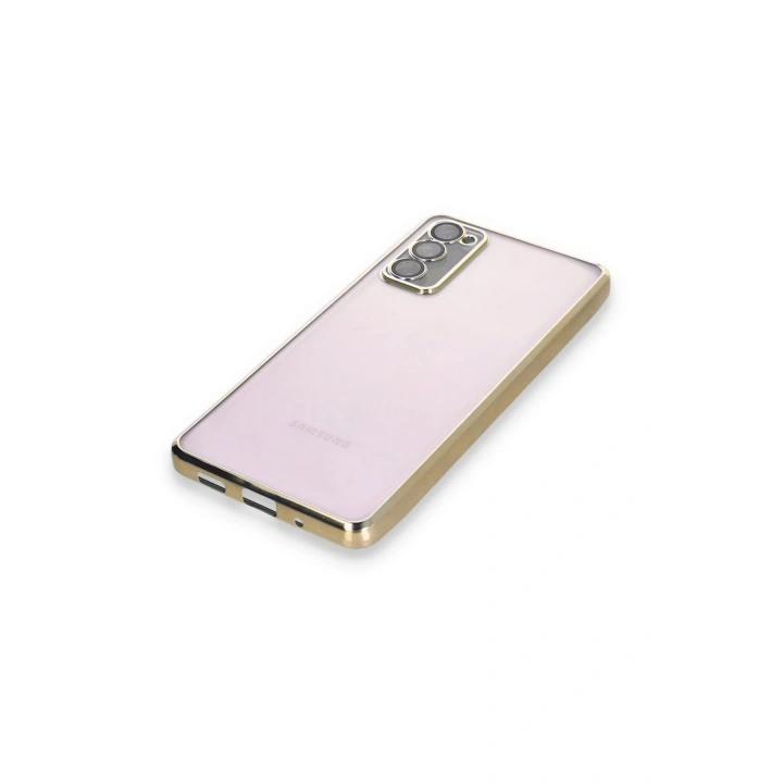 BFS Samsung Galaxy S20 FE Kılıf Lensli Silikon - Gold