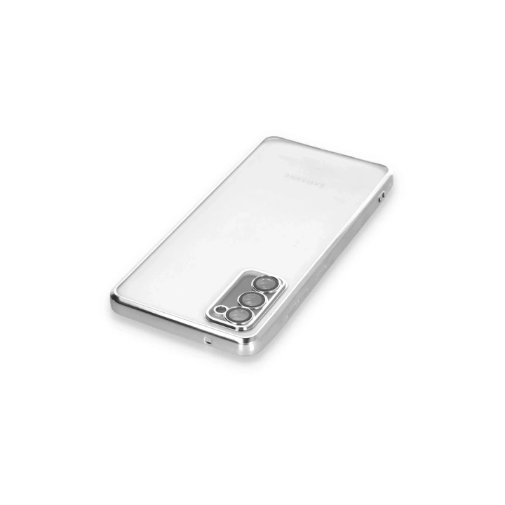 BFS Samsung Galaxy S20 FE Kılıf Lensli Silikon - Gümüş