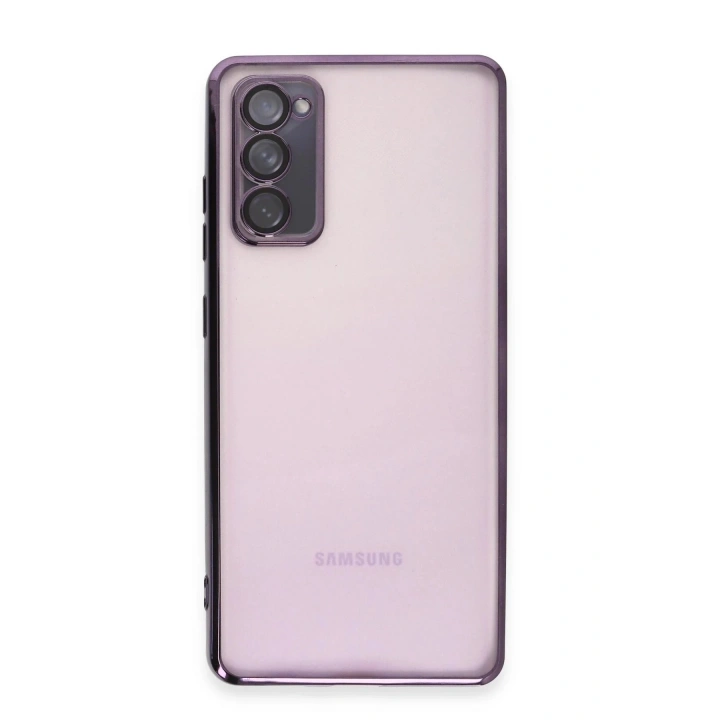 BFS Samsung Galaxy S20 FE Kılıf Lensli Silikon - Mor