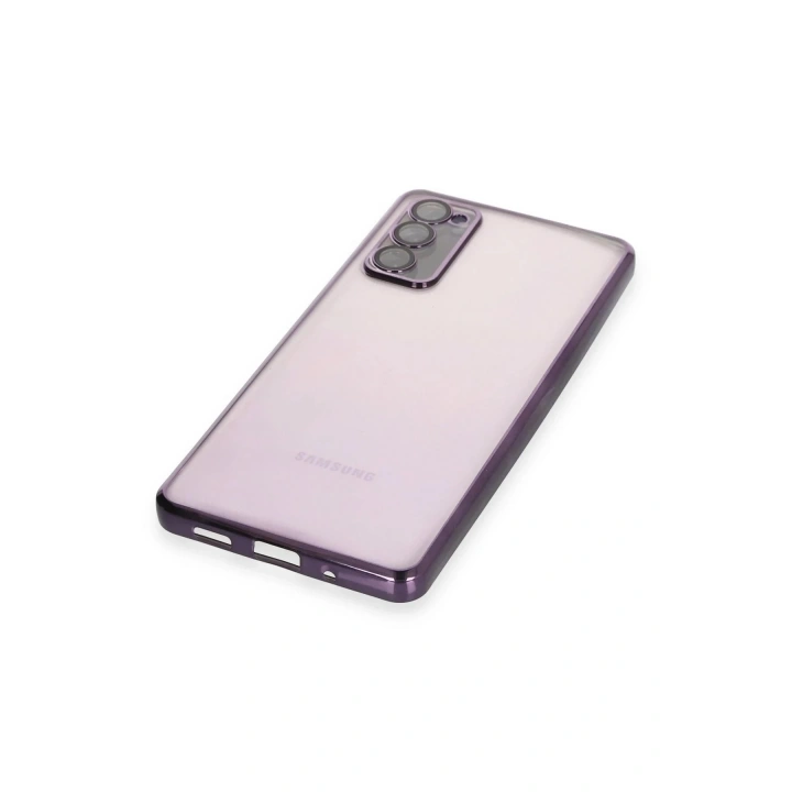 BFS Samsung Galaxy S20 FE Kılıf Lensli Silikon - Mor