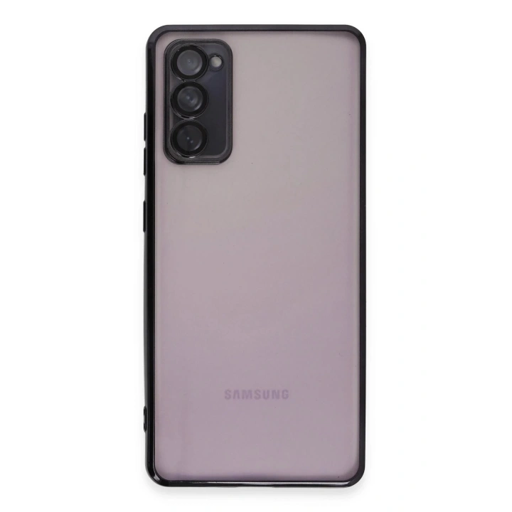 BFS Samsung Galaxy S20 FE Kılıf Lensli Silikon - Siyah