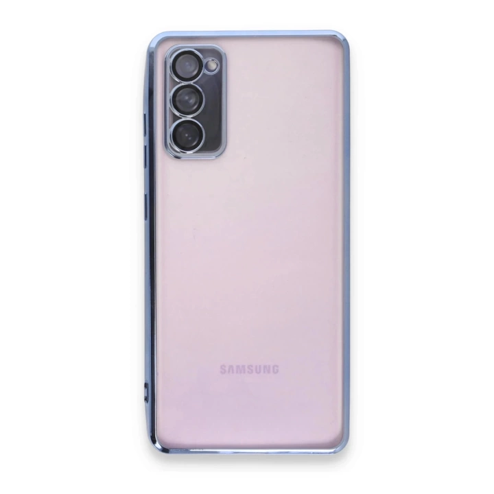 BFS  Samsung Galaxy S20 FE Kılıf Razer Lensli Silikon - Açık Mavi