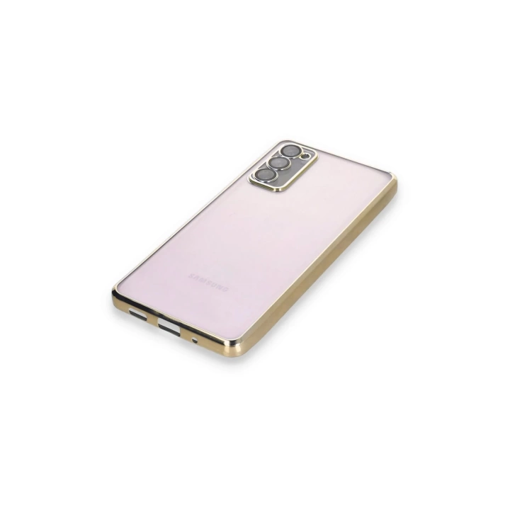 BFS  Samsung Galaxy S20 FE Kılıf Razer Lensli Silikon - Gold