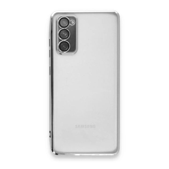 BFS  Samsung Galaxy S20 FE Kılıf Razer Lensli Silikon - Gümüş