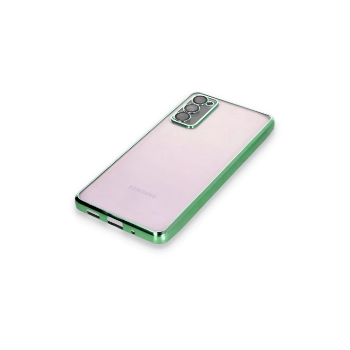 BFS  Samsung Galaxy S20 FE Kılıf Razer Lensli Silikon - Yeşil