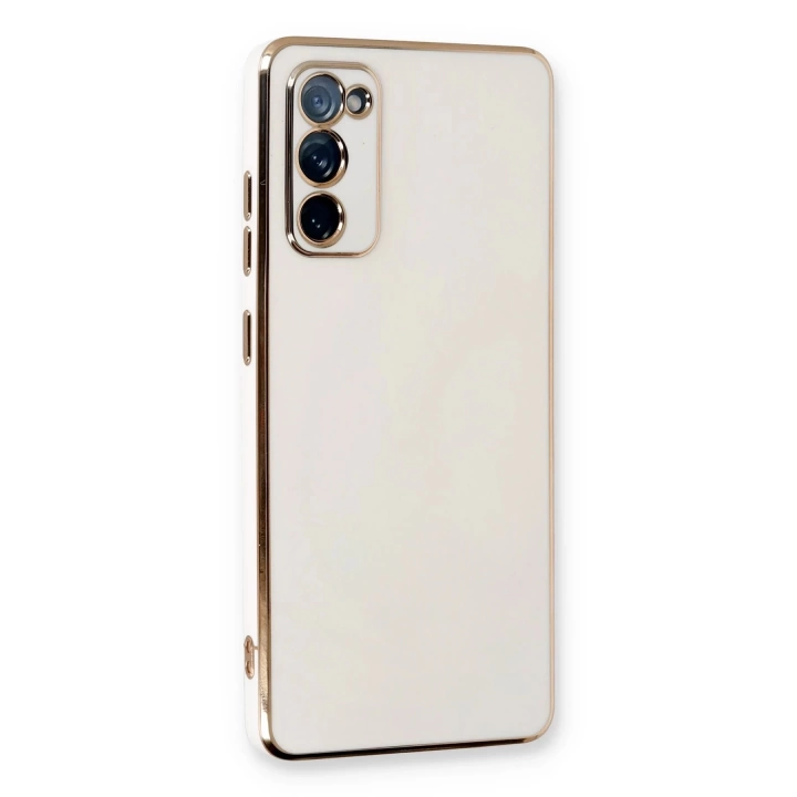 BFS  Samsung Galaxy S20 FE Kılıf Volet Silikon - Beyaz