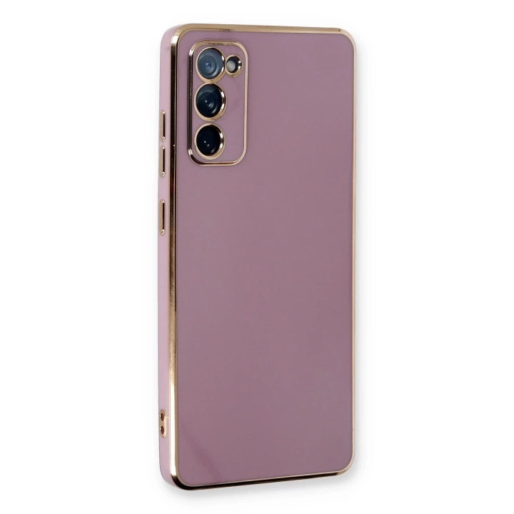 BFS  Samsung Galaxy S20 FE Kılıf Volet Silikon - Mor