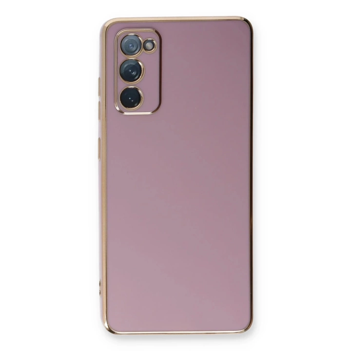 BFS  Samsung Galaxy S20 FE Kılıf Volet Silikon - Mor